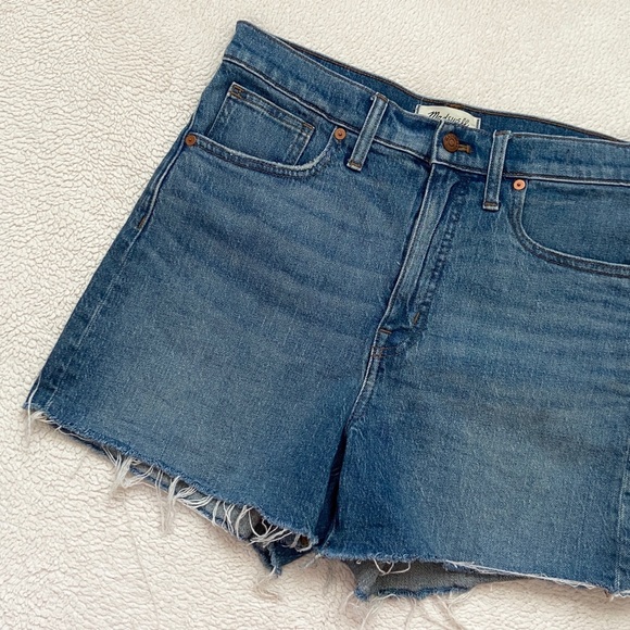 Madewell High Rise Denim Shorts - Picture 3 of 14